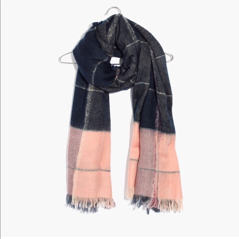 Brand New Blushed Plaid Scarf